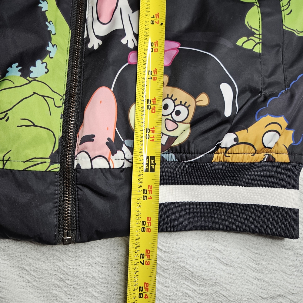Nickelodeon Members Only Black Cartoon Character Jacket RN 125663 - Picture 8 of 10
